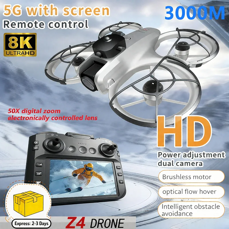 Drone Video Production - 새로운 미니 Z4 드론 4K 프로페셔널