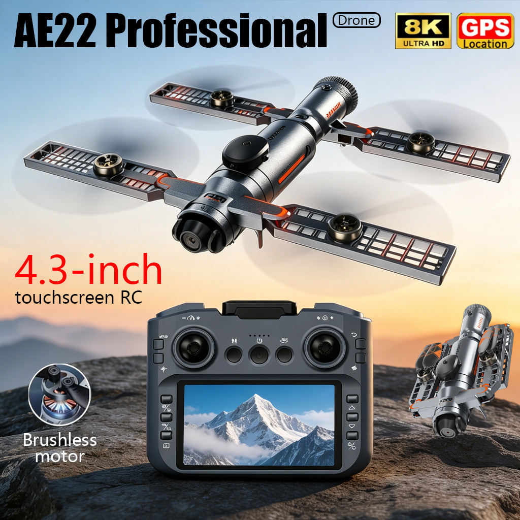 Drone Video Production - 업그레이드된 AE22 PRO MAX 접이식 드론