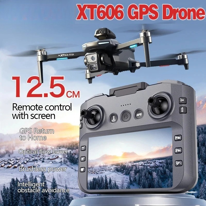 오리지널 XT606 MAX GPS 드론 4K 프로페셔널 - Drone Multispectral 리뷰 및 가격