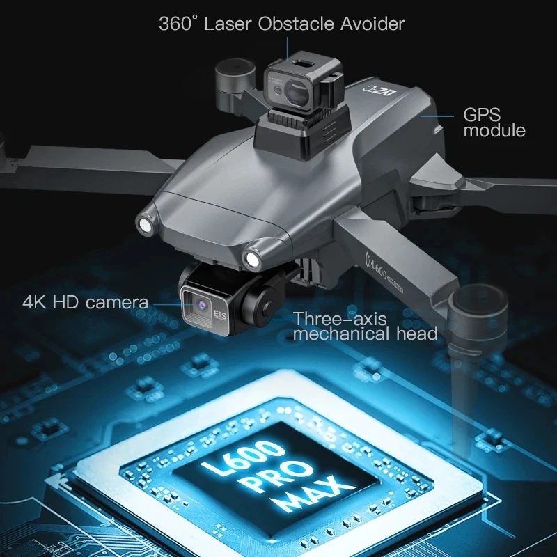 L600 PRO MAX GPS 드론 전문 4K 3축 P - Drone Multispectral 리뷰 및 가격
