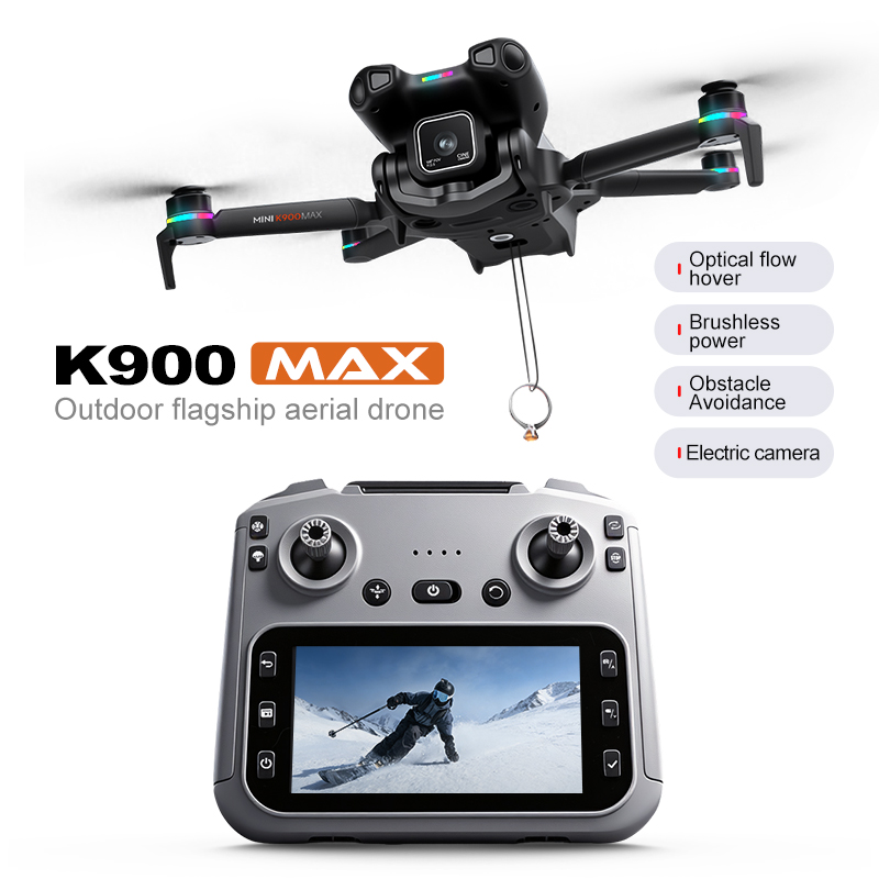 새로운 K900 MAX GPS 드론 카메라 낚시 에어드 - Drone Multispectral 리뷰 및 가격