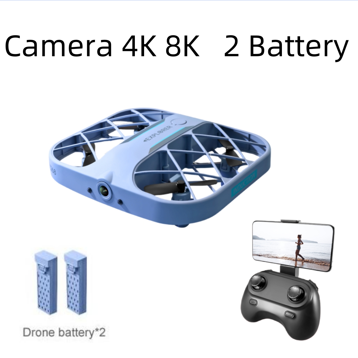 JJRC H107 FPV RC 드론(배터리 2개 포함) - Drone Cinematic 리뷰 및 가격